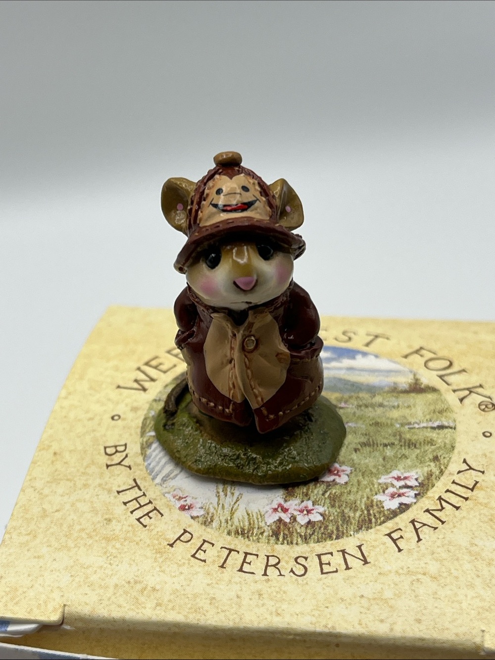 M-180 April Showers Wee Forest Folk signed by Annette Petersen 1991